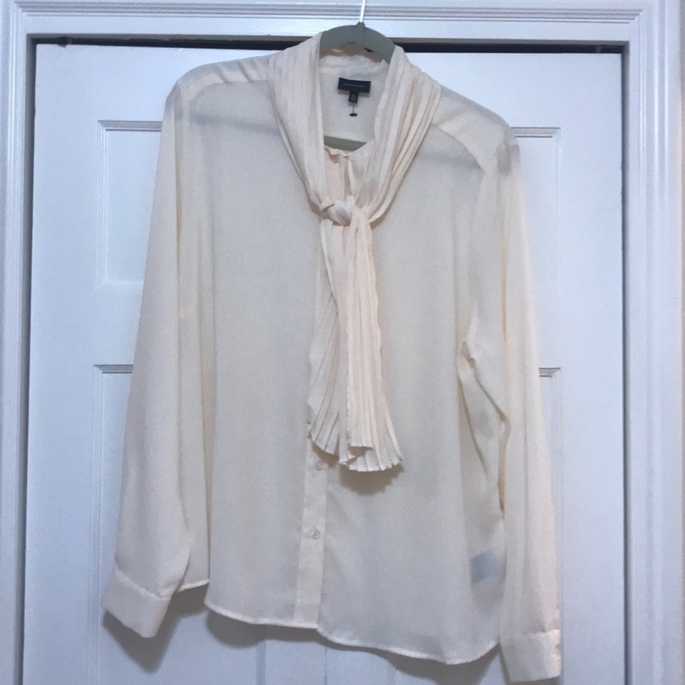 Who What Wear Tie Neck Blouse